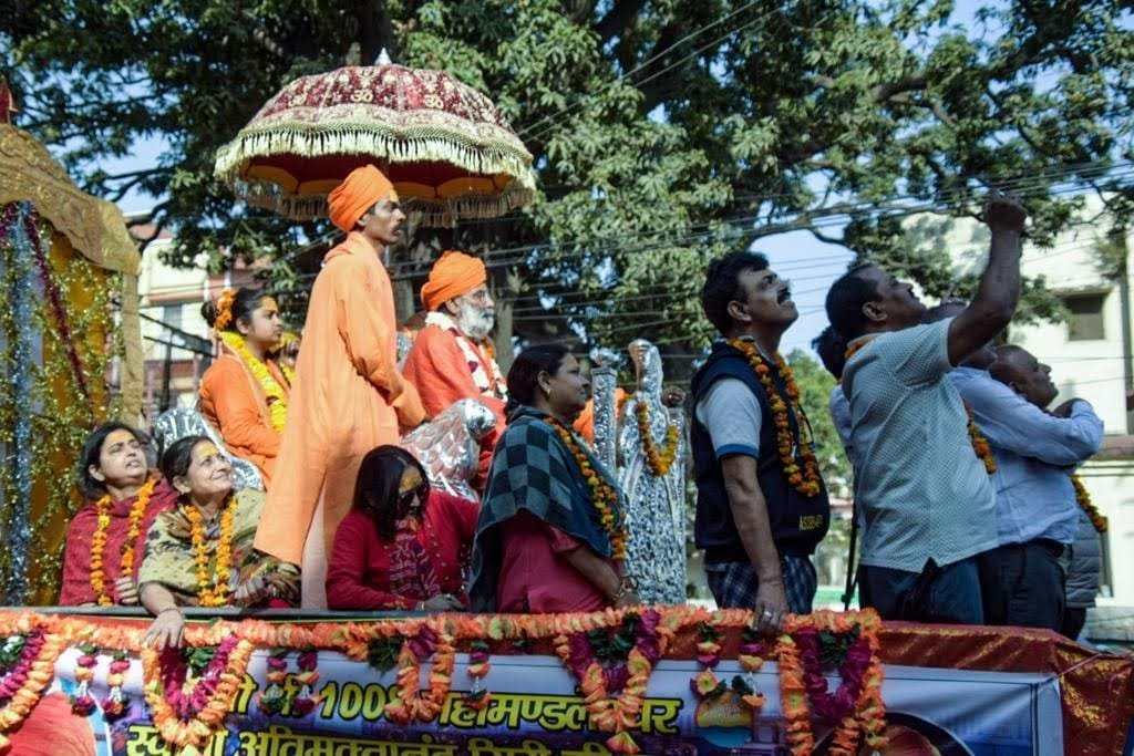 Juna Akhada Naga Sadhus Royal Kumbh Procession