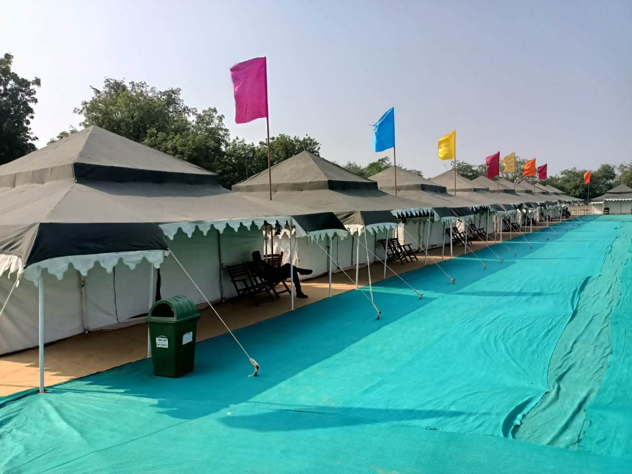 Kumbh Mela Swiss Tent City Layout